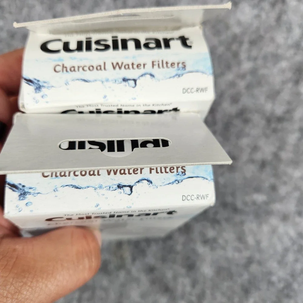 NEW‎ Lot of 2 Cuisinart DCC-RWF Charcoal Water Filters 2-Pack Replacement